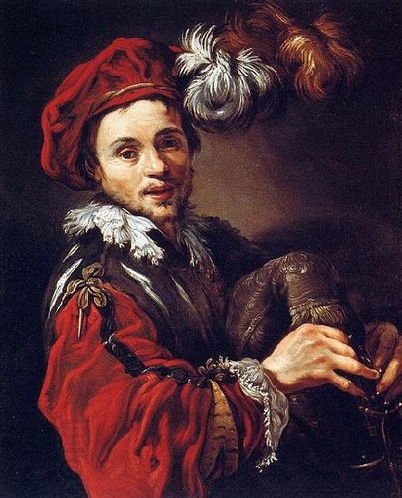 VIGNON, Claude Portrait of Francois Langlois oil painting picture